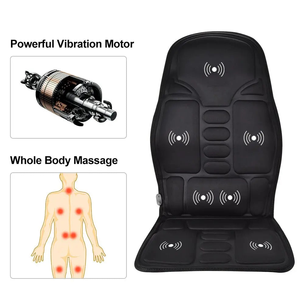 Massage Seat Topper | Portable Massage Seat Topper | Luxury Massage Seat Topper | Massage Seat Cushion with Heat Therapy