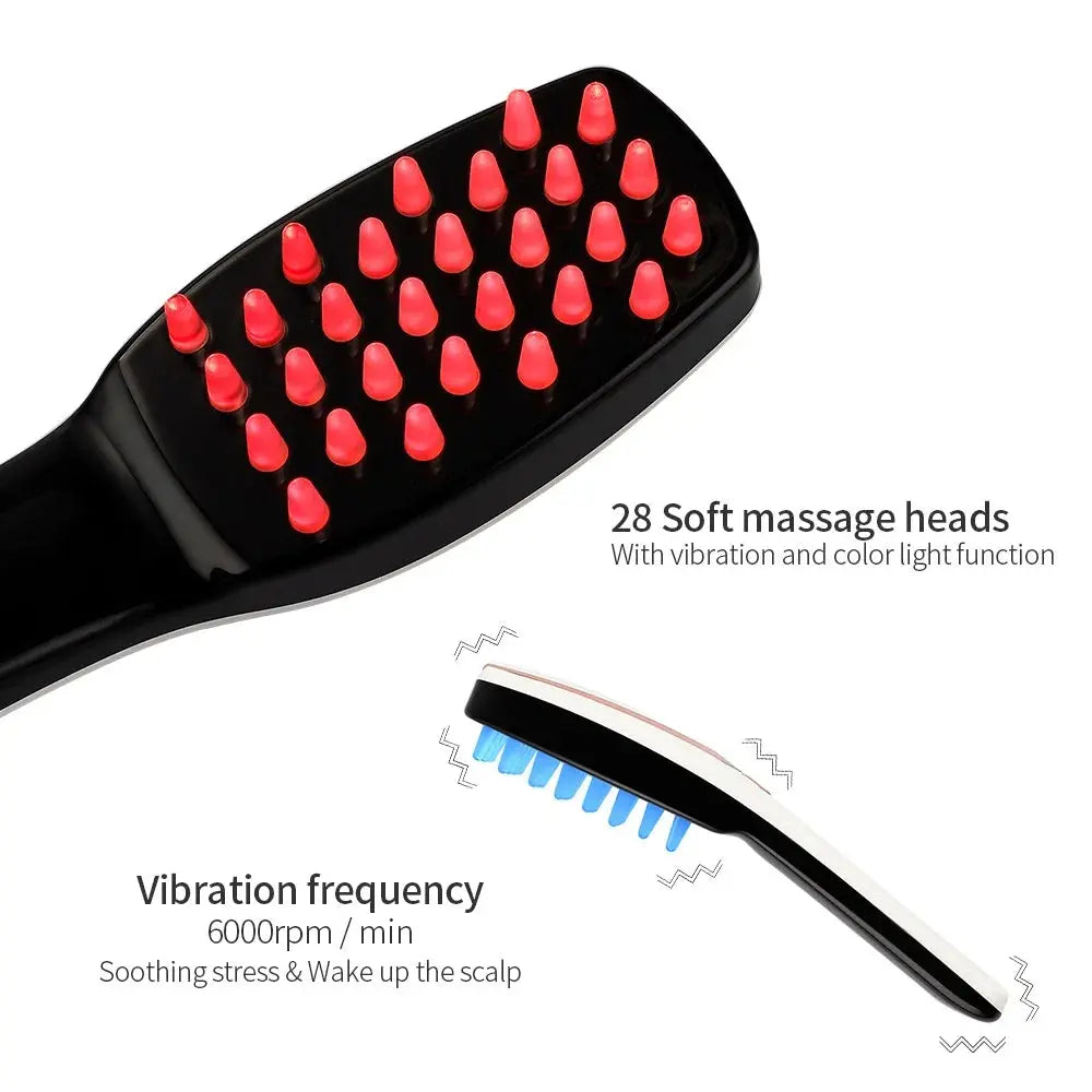 Advanced Infrared Hair Growth Comb | Stimulate Healthy Hair Growth and Volume | Boost Hair Density and Health Naturally
