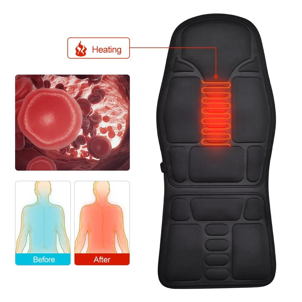 Massage Seat Topper | Portable Massage Seat Topper | Luxury Massage Seat Topper | Massage Seat Cushion with Heat Therapy Trendyzio